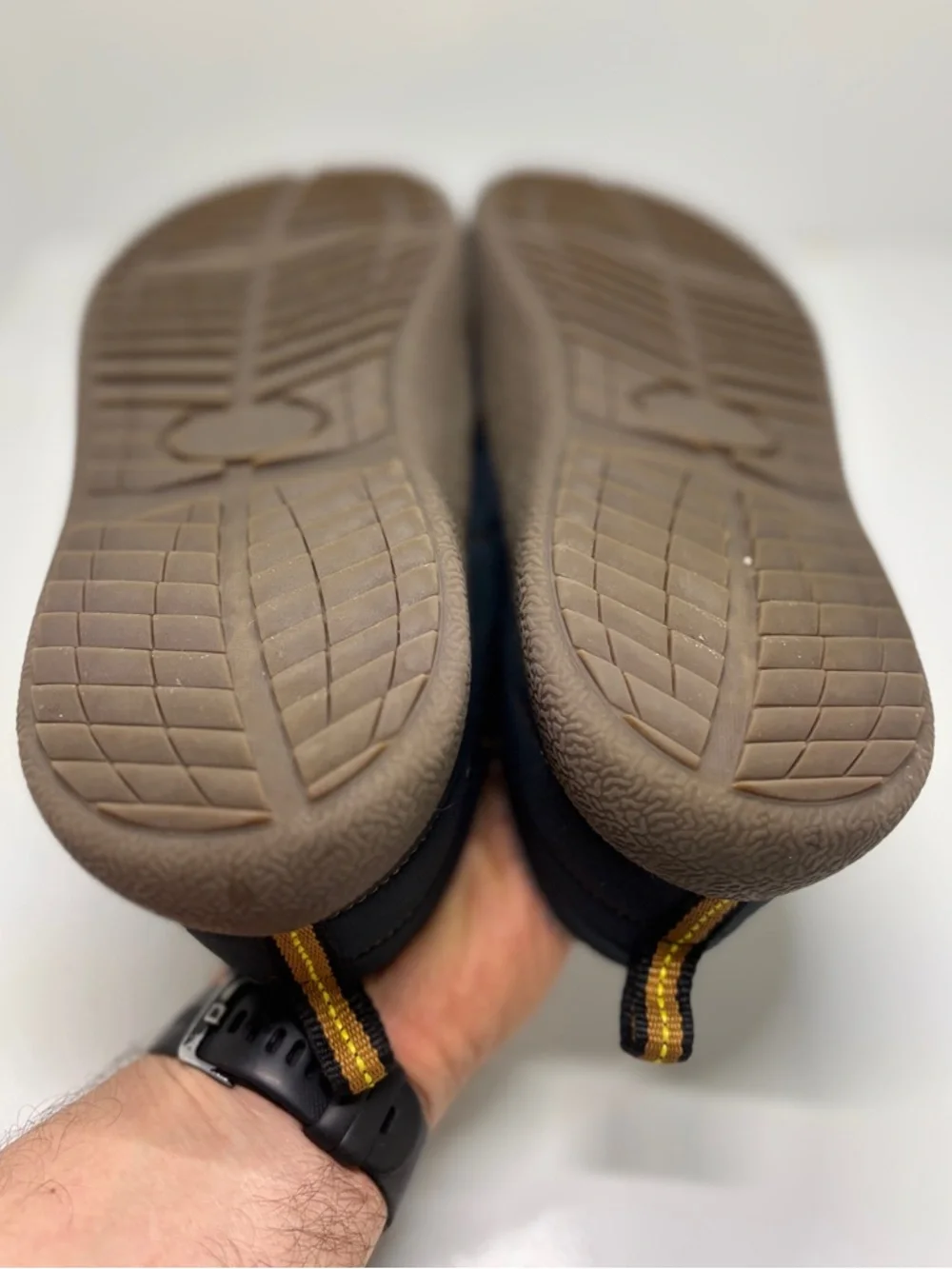 Men’s Insulated Slip-On Shoes Blue Fleece Lined EU 46 Comfort Casual